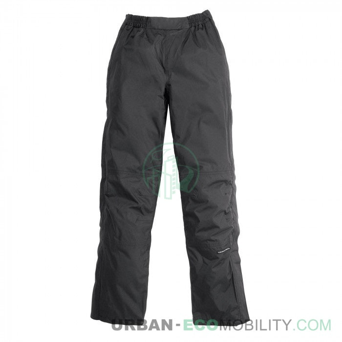 Tucano Urbano Panta Diluvio Black Waterproof Thermal Winter Rain Pants with Zips