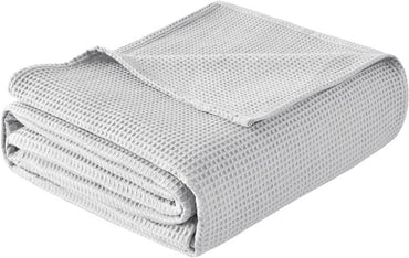 WOLTU Bedspread Lightweight Waffle  100% Cotton
