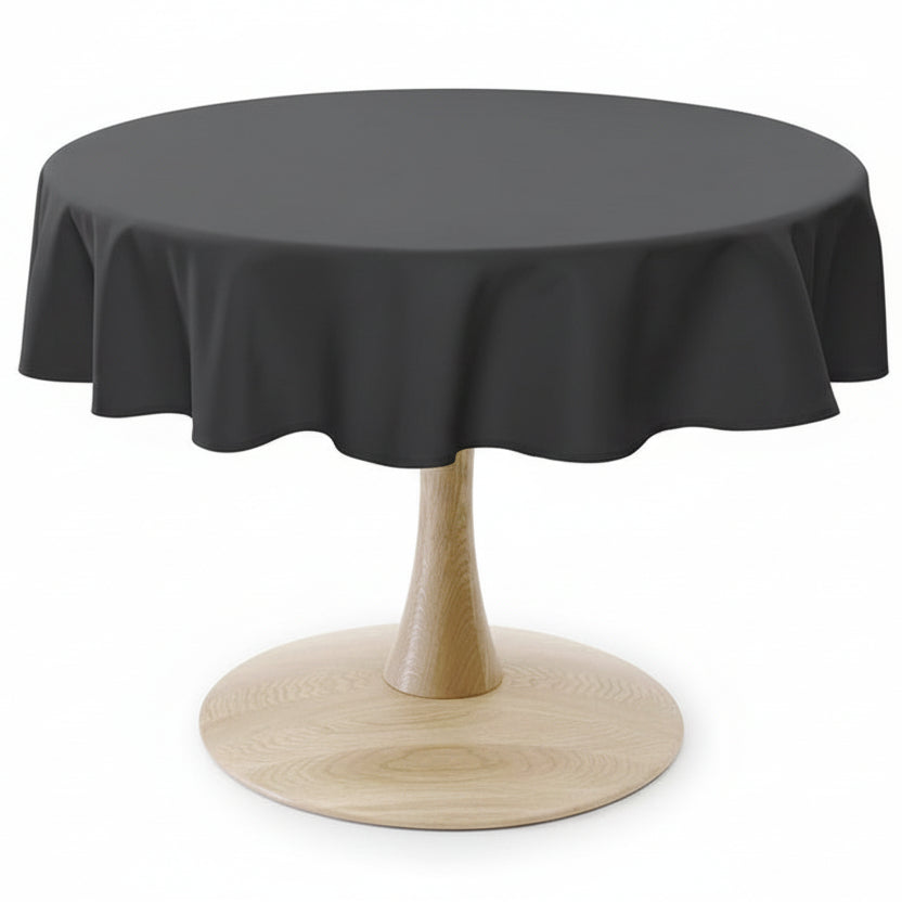 WOLTU Tablecloth Elegant Linen Round Look - 130x300 cm