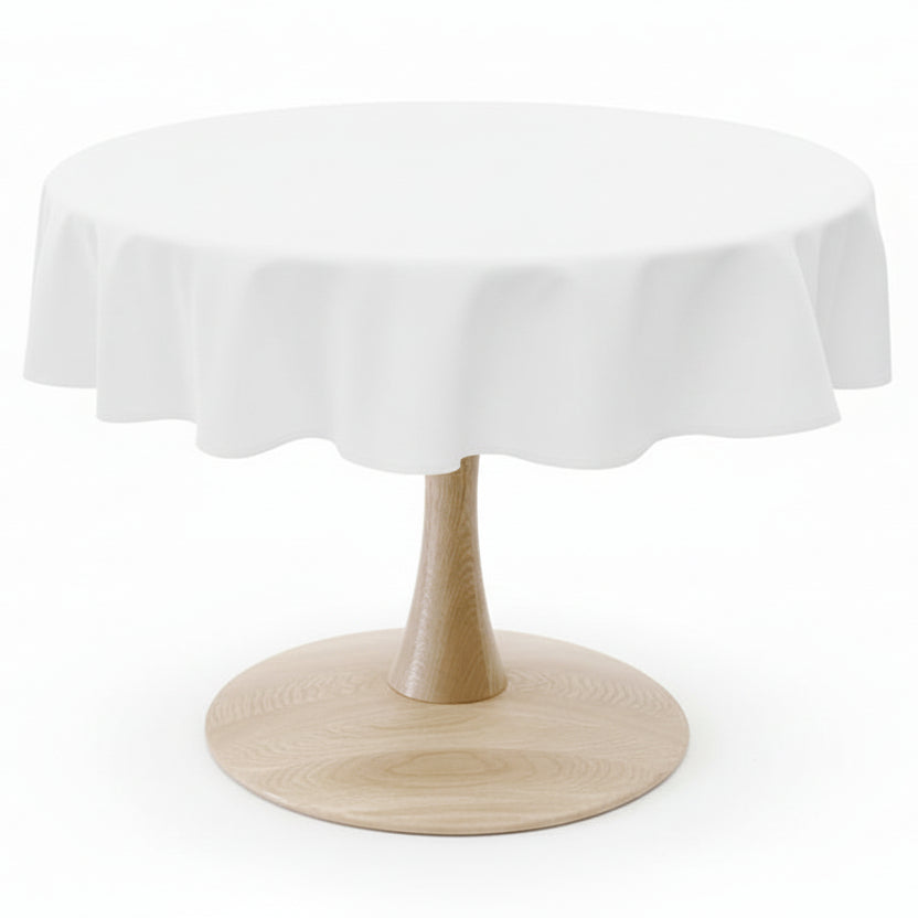 WOLTU Tablecloth Elegant Linen Round Look - 130x220 cm