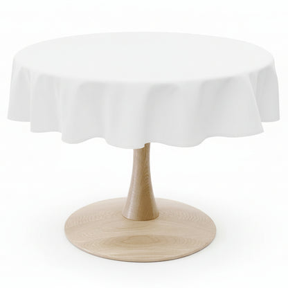 WOLTU Tablecloth Elegant Linen Round Look - 130x220 cm