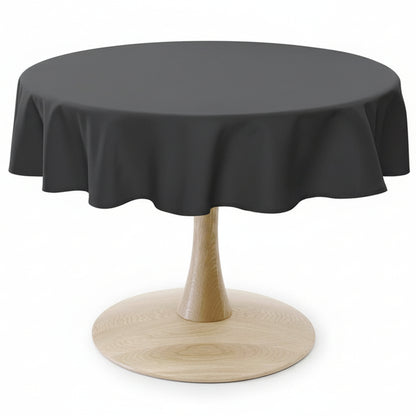 WOLTU Tablecloth Elegant Linen Round Look - 135x180 cm