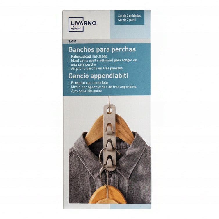Livarno Home Multi-Level Hanger 2-Piece Set