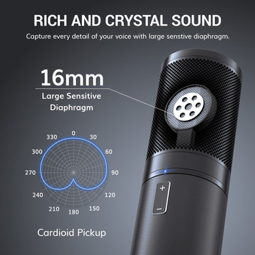 TONOR Q9 USB Condenser Microphone Kit with Boom Arm
