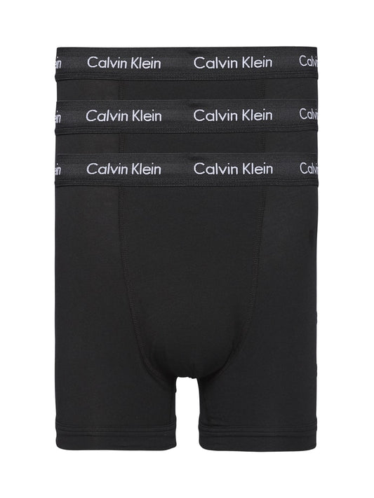 Calvin Klein 3-Pack Men's Cotton Stretch Trunk Underwear for Daily Comfort