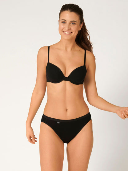 Sloggi Basic+ Maxi Knickers 3 Pack - Soft Cotton Comfort Underwear with Improved Seams