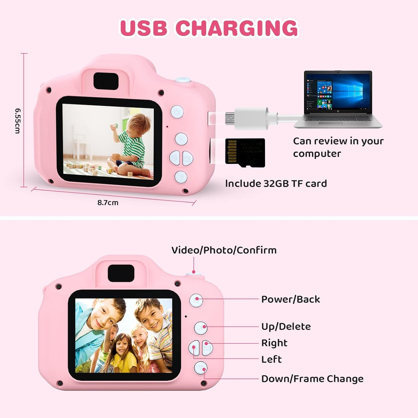 Astgmi HD Camera For Kids