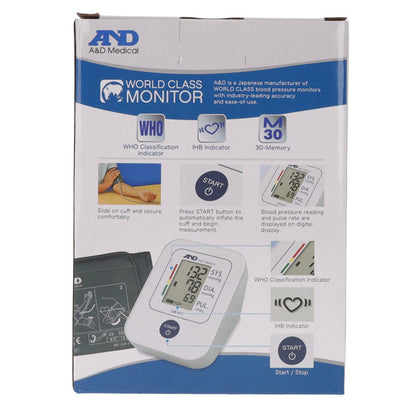 A&D UA-611 Upper Arm Blood Pressure Monitor with SlimFit Cuff