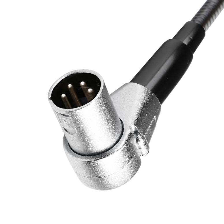 Santosom Angled 4-pin XLR Gooseneck Light with 4 COB LEDs