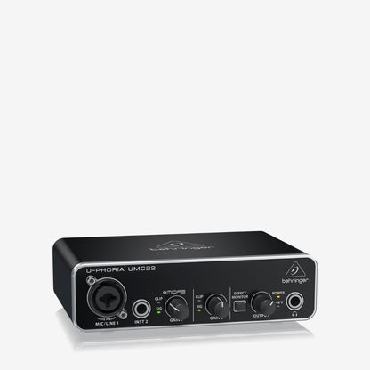 Behringer UMC22 Square USB Audio Interface with MIDAS Preamps