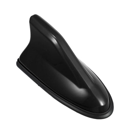 Unique Bargains Decorative Shark Fin Car Roof Antenna Black