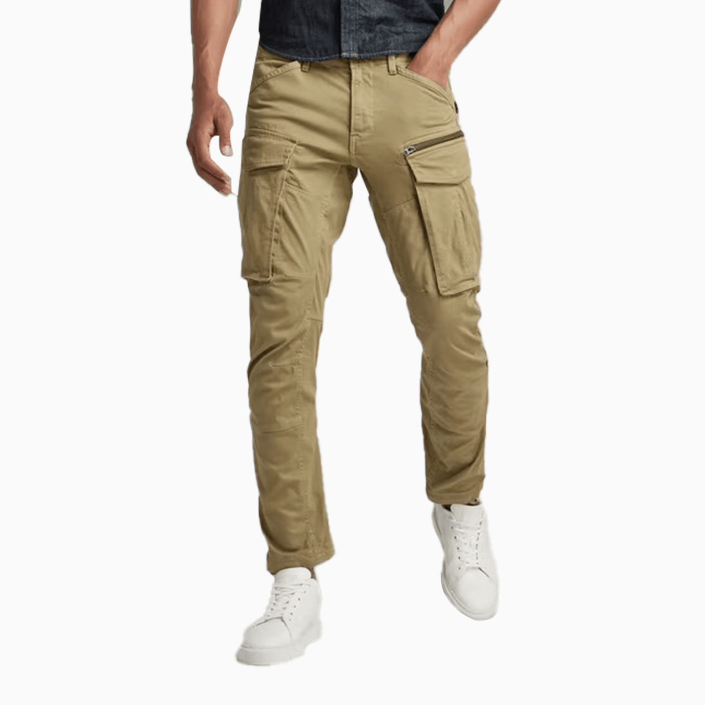 G-Star Raw Men's Rovic Zip 3D Tapered Cargo Pants Fresh Army Green