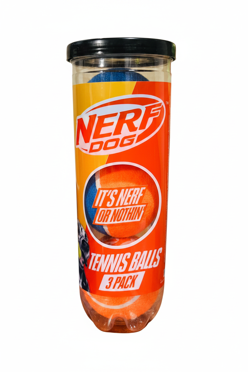 Nerf Dog Plastic Tennis Ball Launcher Pack of 3