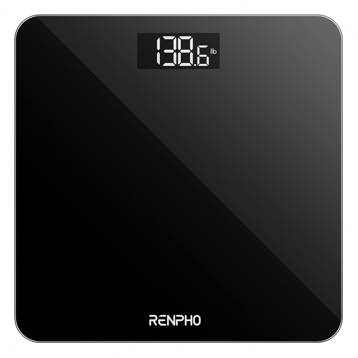 Renpho Core 1s Precise Digital Body Weight Scale Black
