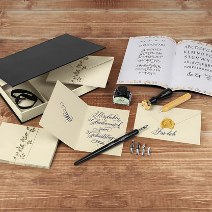 Crelado® 30-Piece Calligraphy Set: Master Elegant Lettering with Ease