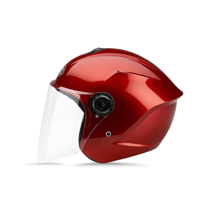 LIONCIANO David 021 Adult Half-Open Motorcycle Helmet with Goggles