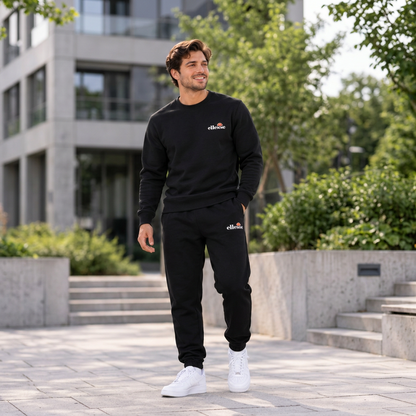 Ellesse Men's Tapered Tracksuit Bottoms