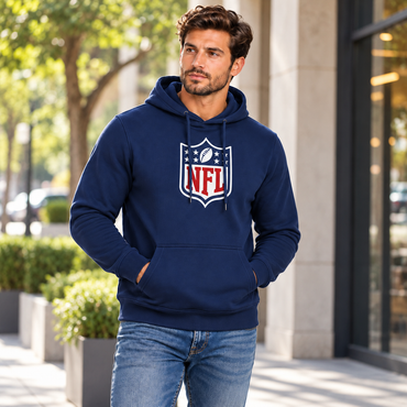 NFL Primary Color Logo Hoodie Mens