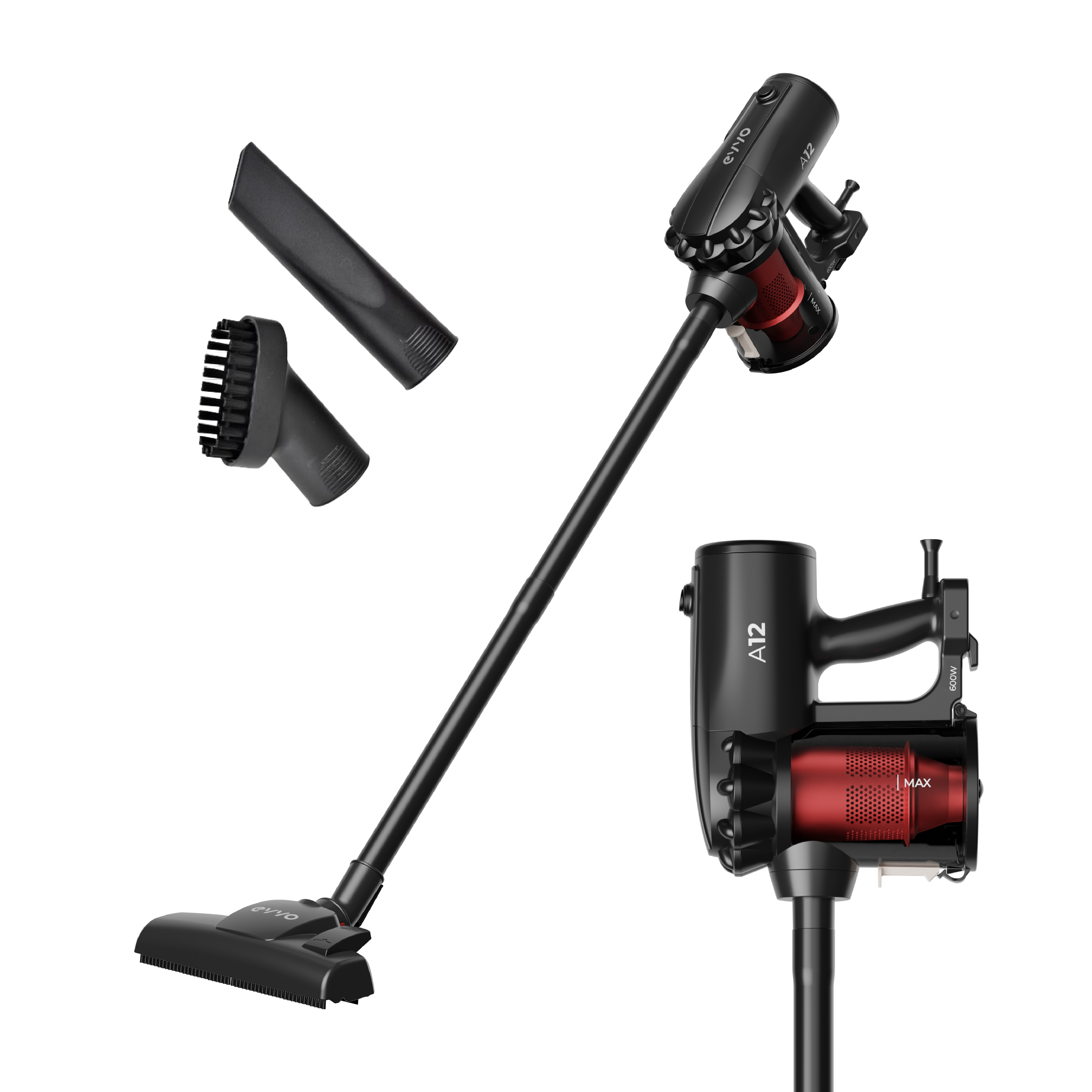 EVVO HOME A12 Corded Stick Vacuum Cleaner