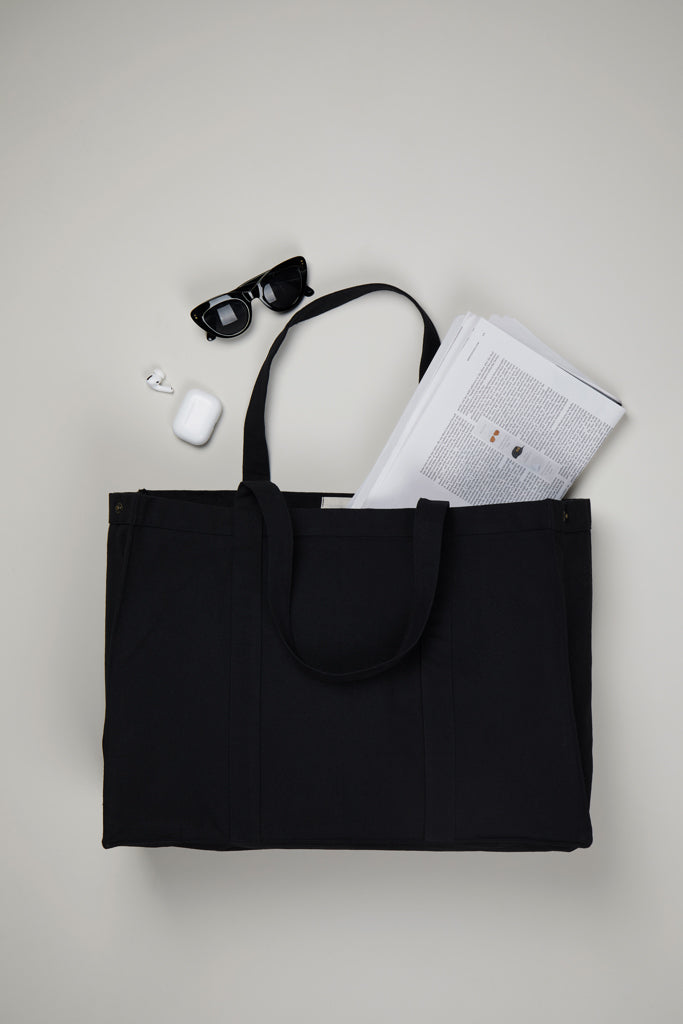 Eco-Friendly Recycled Canvas Maxi Tote Bag – Durable, Stylish, Spacious, AWARE™ Certified