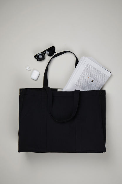 Eco-Friendly Recycled Canvas Maxi Tote Bag – Durable, Stylish, Spacious, AWARE™ Certified