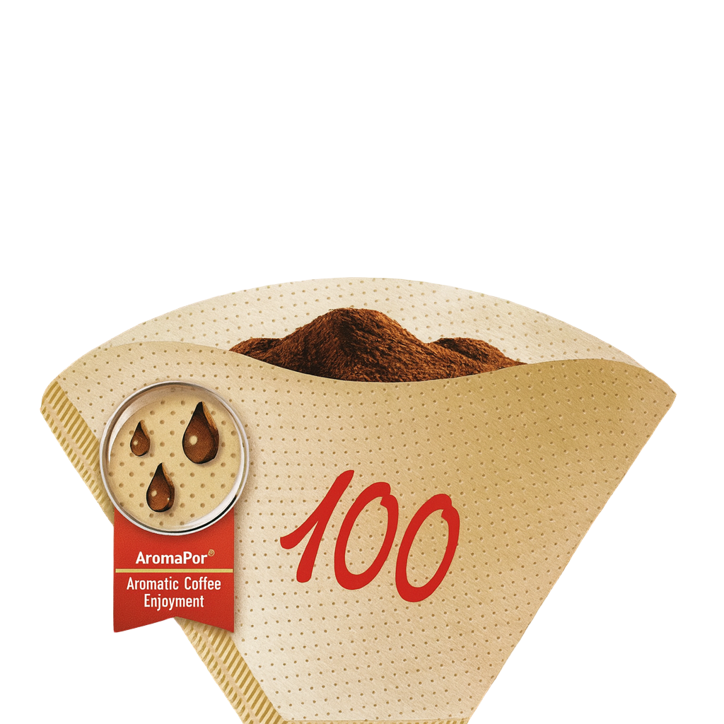 Melitta 100/40 Natural Brown Coffee Filters - 40 Count for Drip Coffee Makers