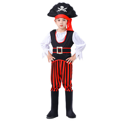 Kids' Pirate Costume with Hat