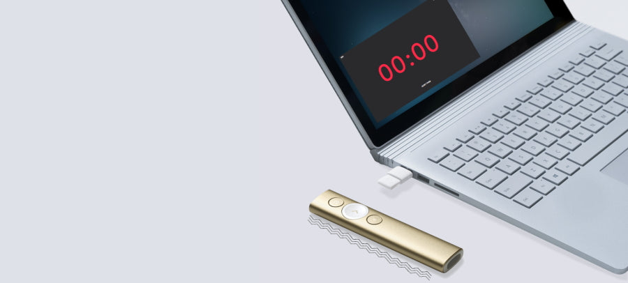 Logitech Spotlight Advanced Wireless Bluetooth Presentation Remote - Slate Gray