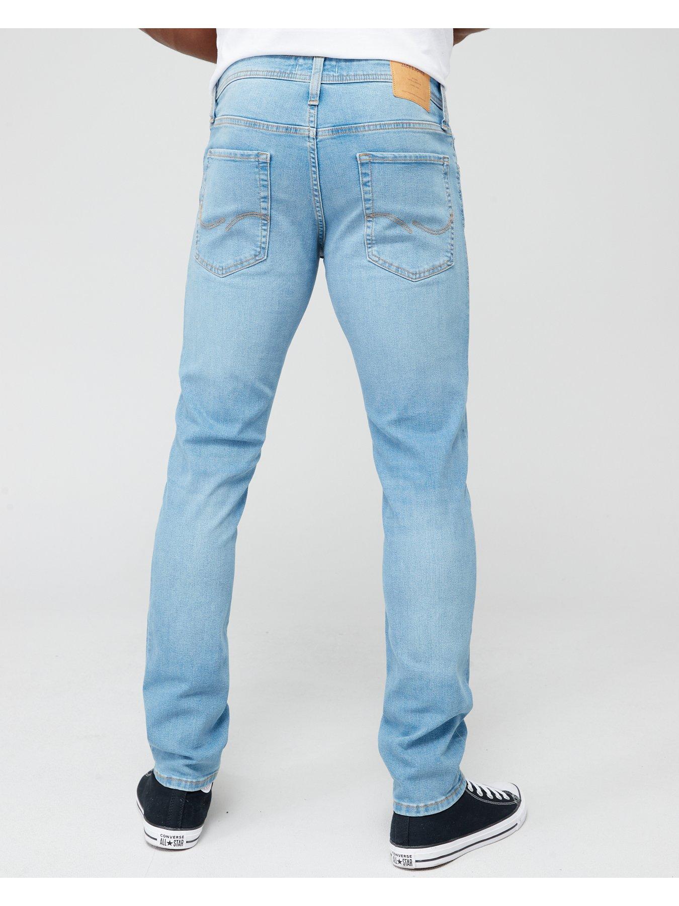 Jack & Jones Glenn Men's Slim Fit Light Blue Stretch Denim Jeans