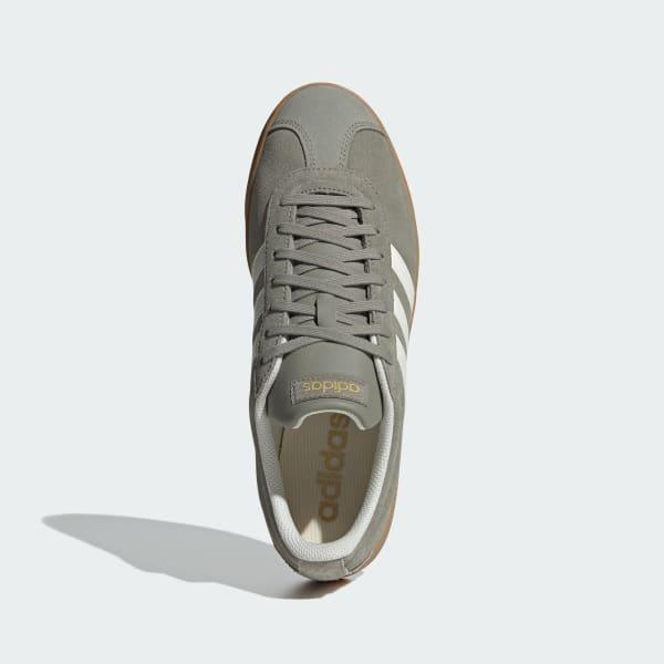 adidas VL Court 2.0 Green Skater Shoes with Suede Upper - Gomix Brands Outlet