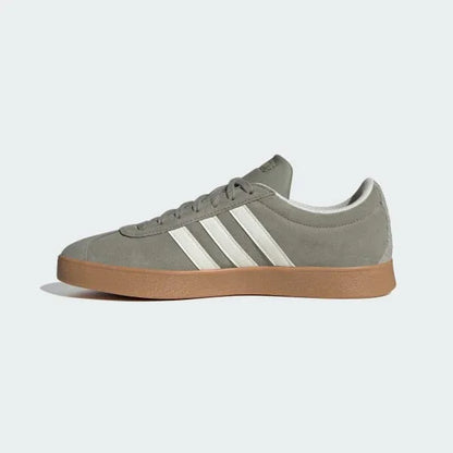 adidas VL Court 2.0 Green Skater Shoes with Suede Upper - Gomix Brands Outlet