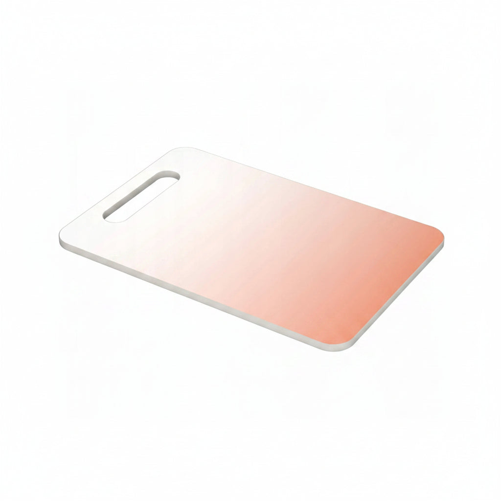 Livarno Home Non-Slip Cutting Board 37x25cm BPA Free White Orange