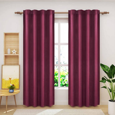 WOLTU Blackout Curtain with Ruffled Tape - 140x270 cm