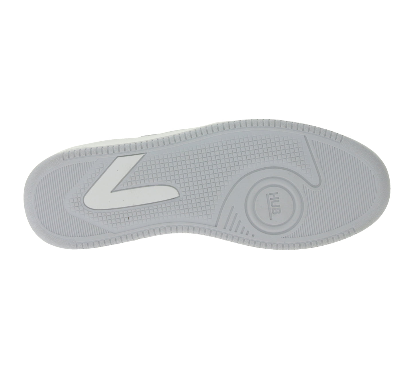 HUB Smash L31 Women's White/Silver Genuine Leather Terry-Lined Sneakers Comfortable Shoes