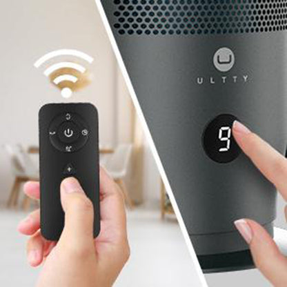 ULTTY Bladeless Tower Fan with HEPA Air Purifier