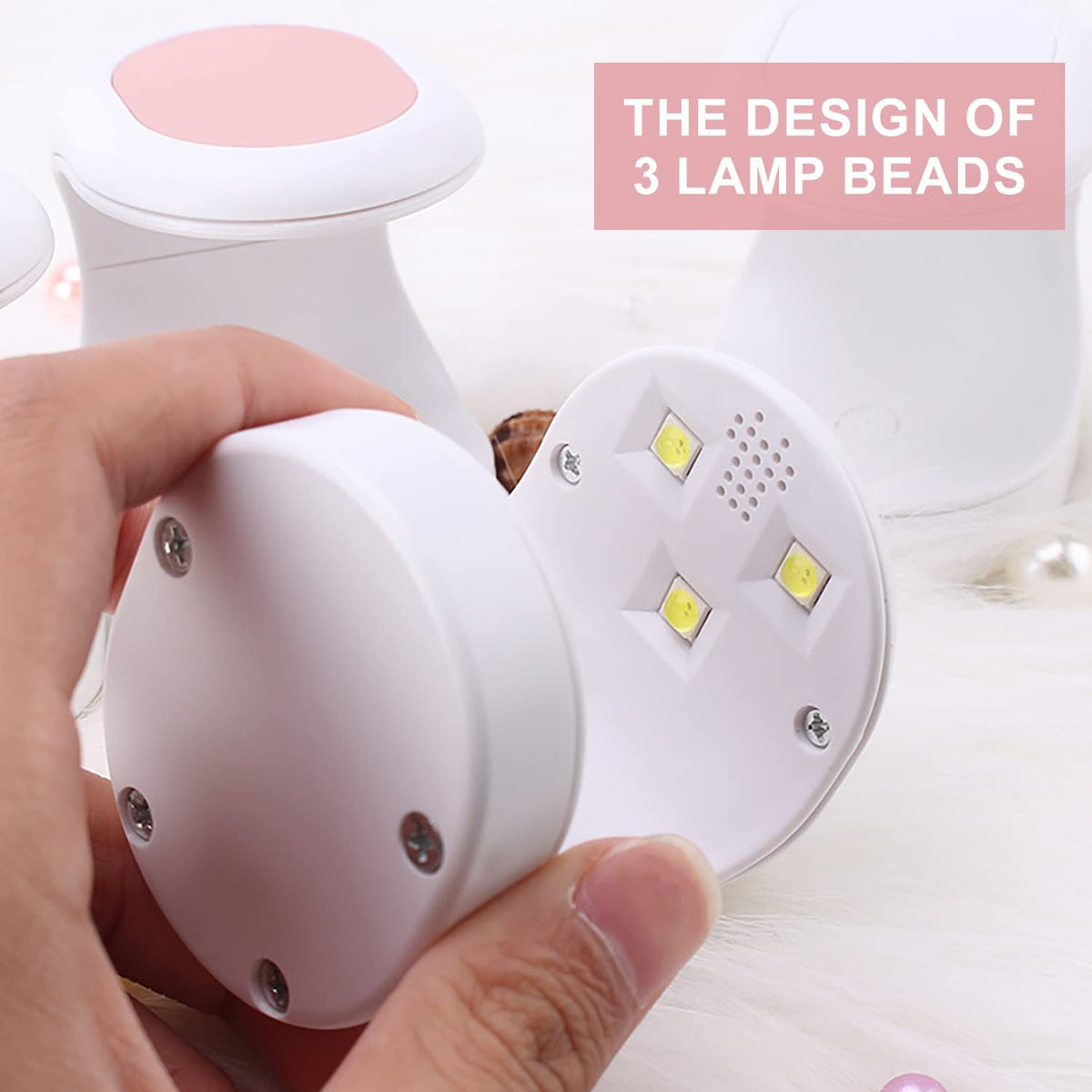 BORN PRETTY Single-Finger UV/LED Nail Lamp White