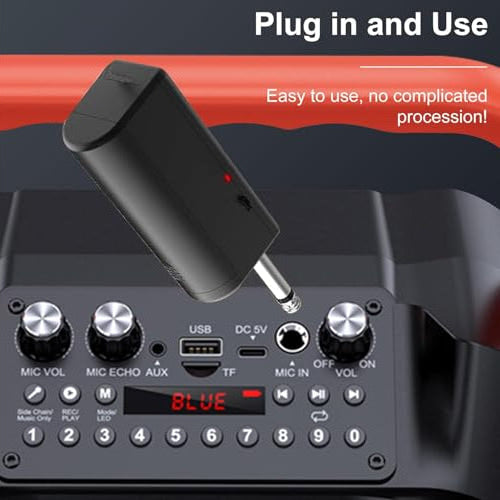 ALPOWL WXM-001 Professional Dual Wireless Microphone with Receiver