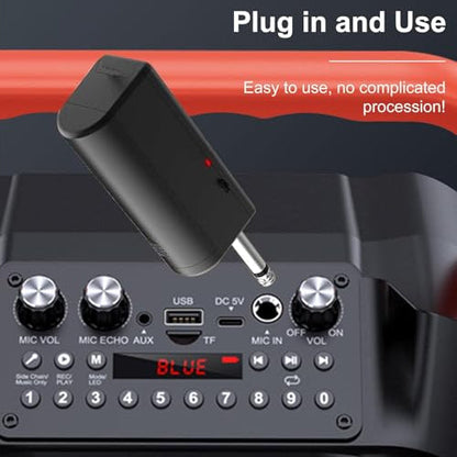 ALPOWL WXM-001 Professional Dual Wireless Microphone with Receiver