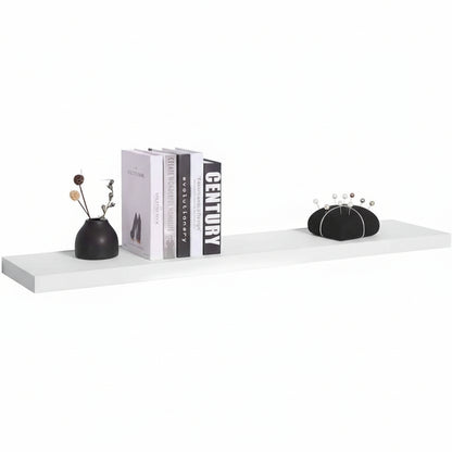 WOLTU Wall Shelf Floating Shelf DVD CD Shelf Wooden Bookshelf pack 4
