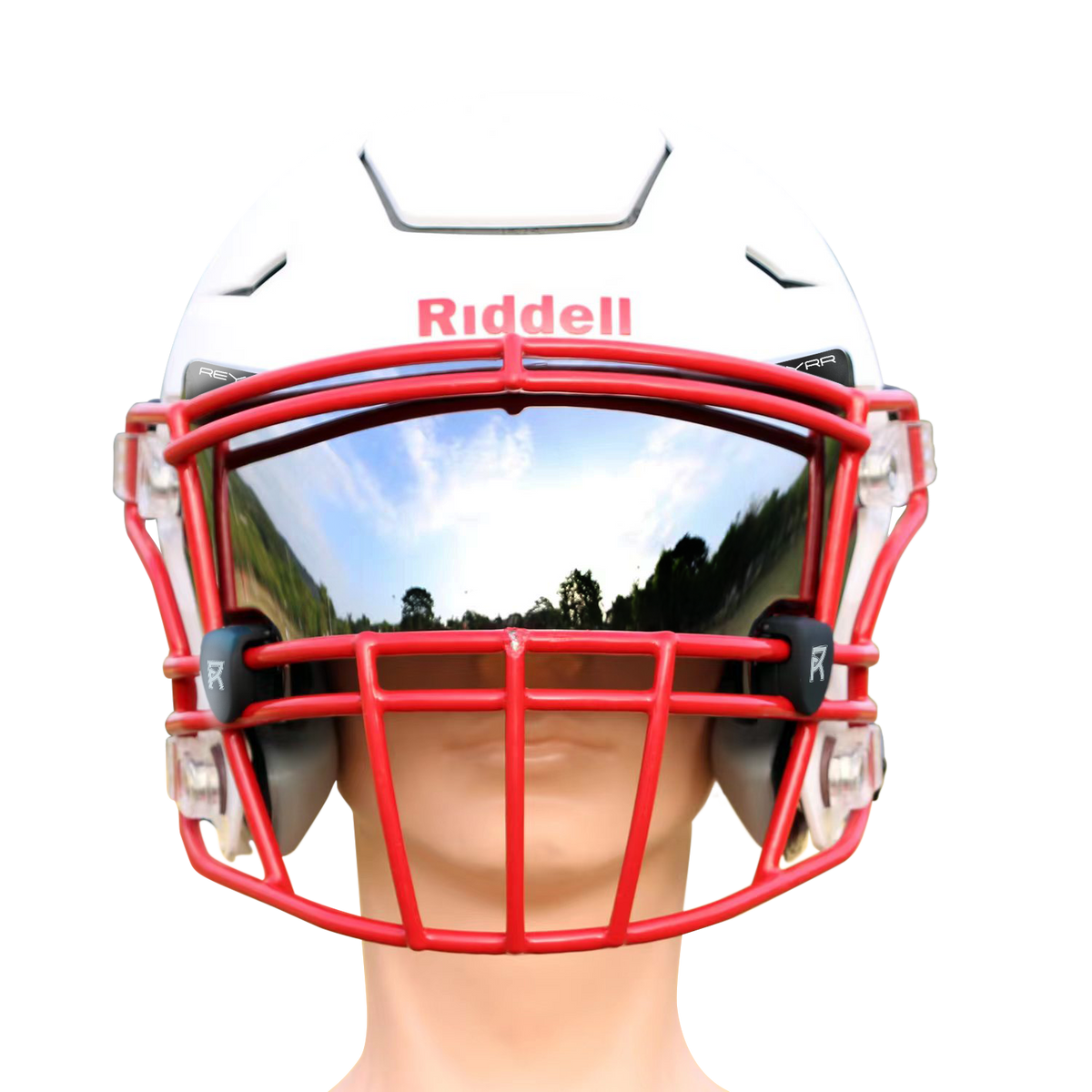 Reyrr Athletics VIZU Football Visor Midnight Black