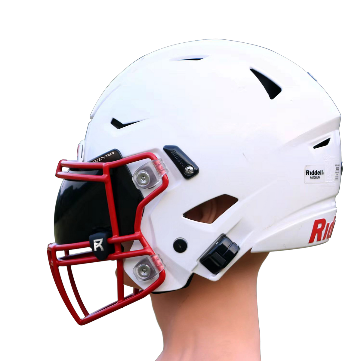 Reyrr Athletics VIZU Football Visor Midnight Black