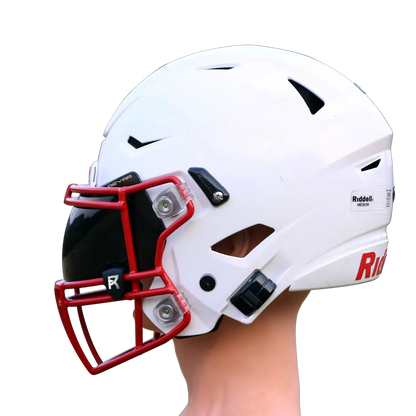 Reyrr Athletics VIZU Football Visor Midnight Black