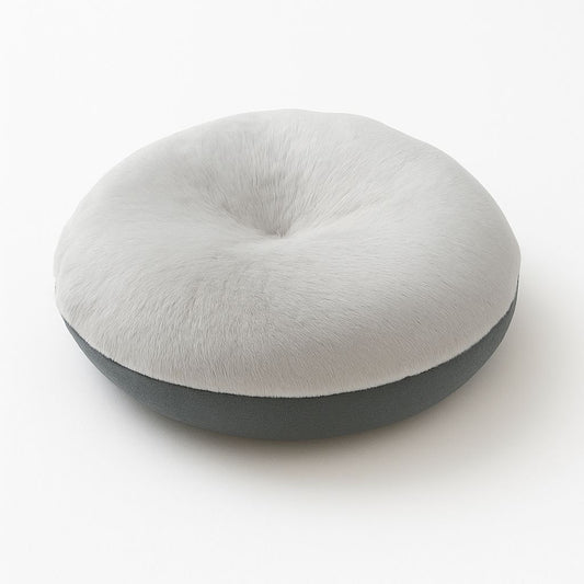 Cozy Donut Cat/Dog Pillow – Ultra-Soft Furry Bed for Cats & Dogs
