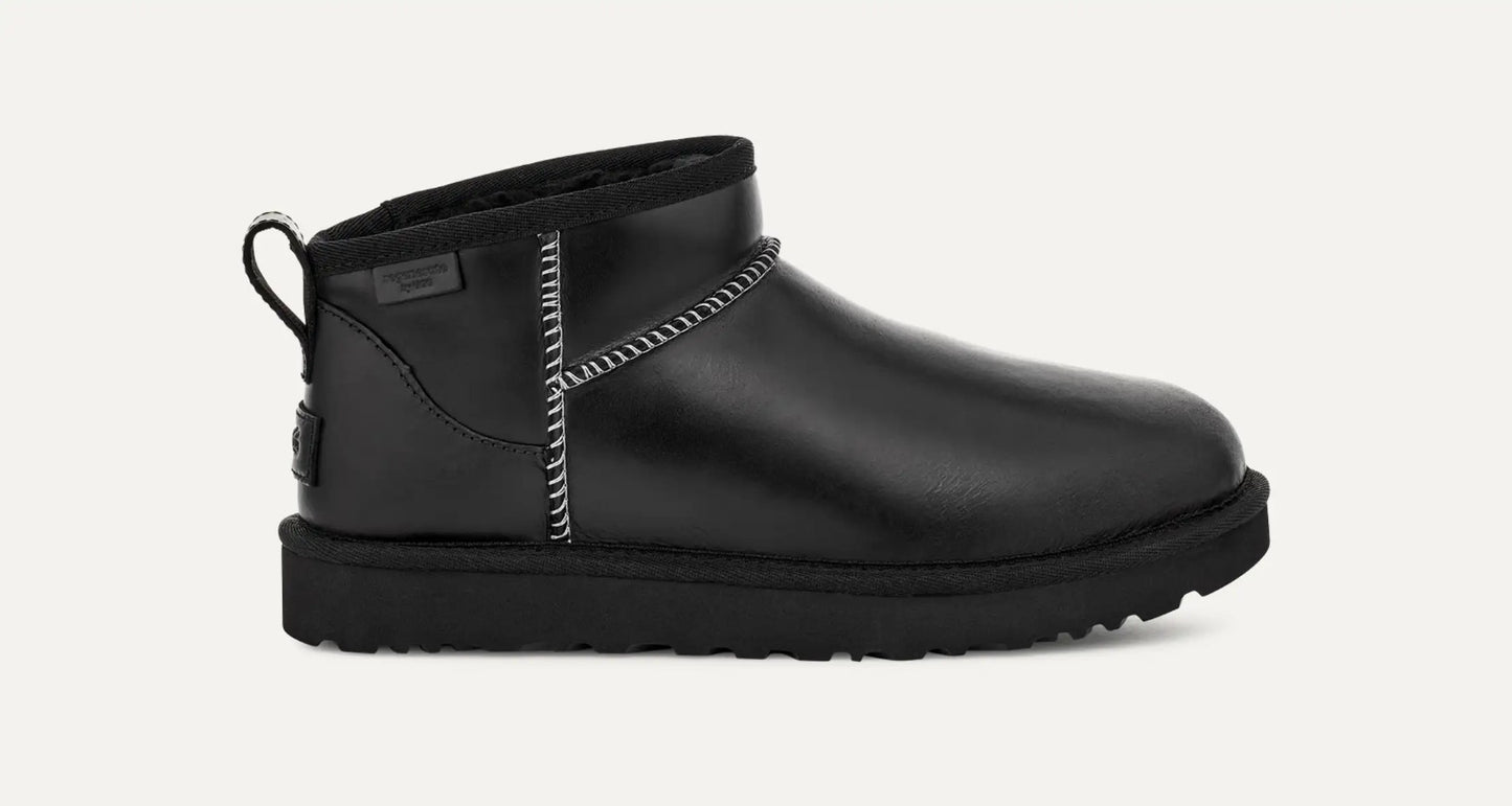 Women's Classic Ultra Mini Leather Regenerate Boot.