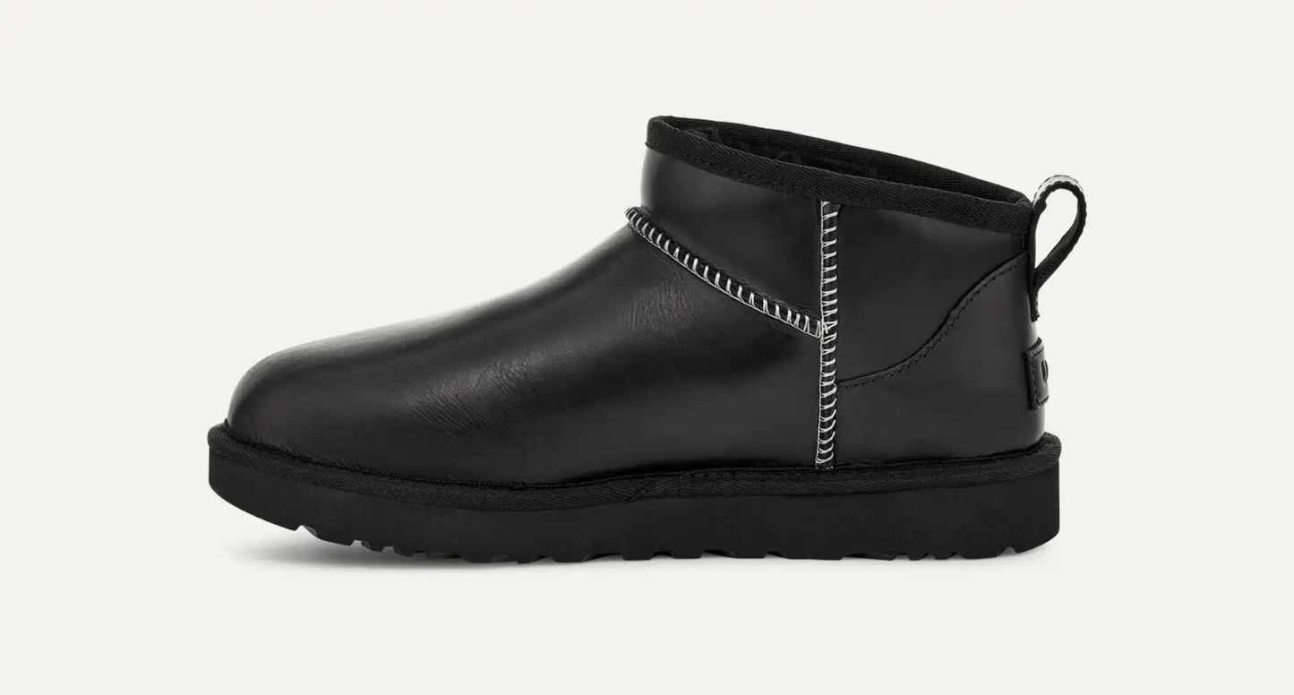 Women's Classic Ultra Mini Leather Regenerate Boot.