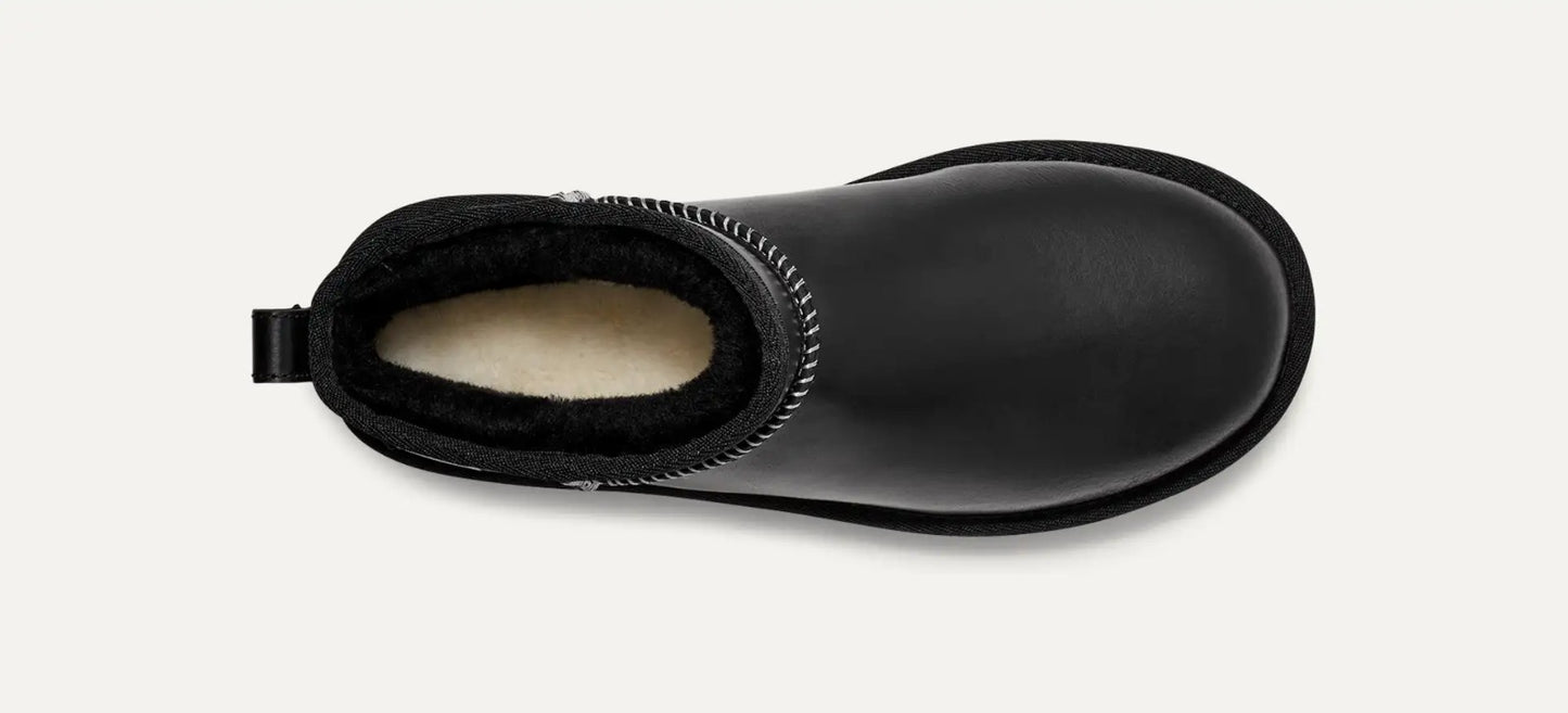 Women's Classic Ultra Mini Leather Regenerate Boot.