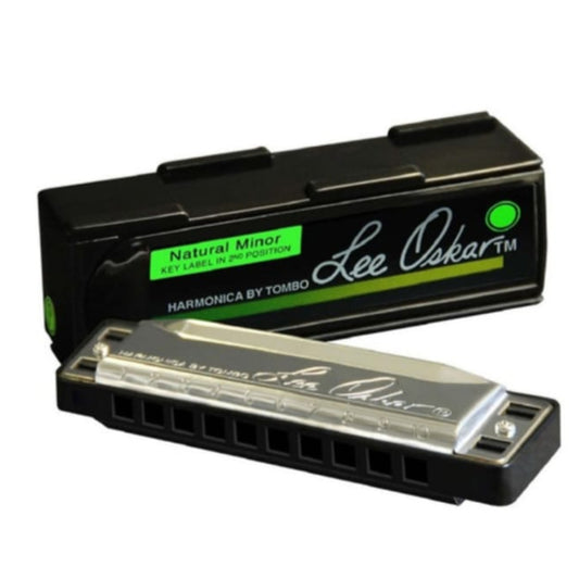 TOMBO Lee Oskar Natural Minor Harmonica in B – Classic Brass