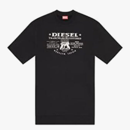 Black Diesel t-shirt with brand logo on a smartphone screen