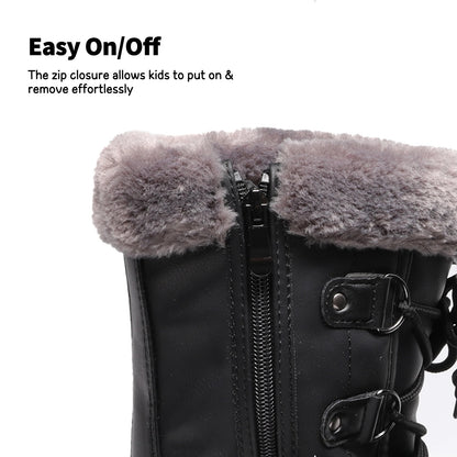 Forester Kids Waterproof Ankle Winter Snow Boots for Children