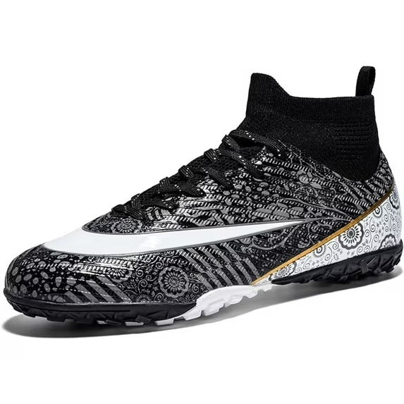 Ruran High-Top Breathable Turf Soccer Cleats – Professional Futsal Shoes